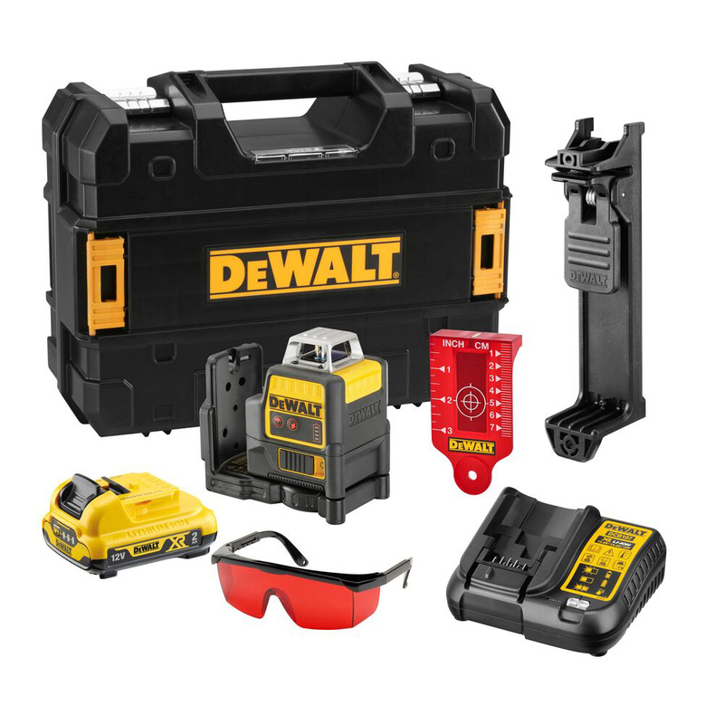 DeWalt DCE0811D1R-GB 12V Self-Levelling Multi-Line Red Laser Level
