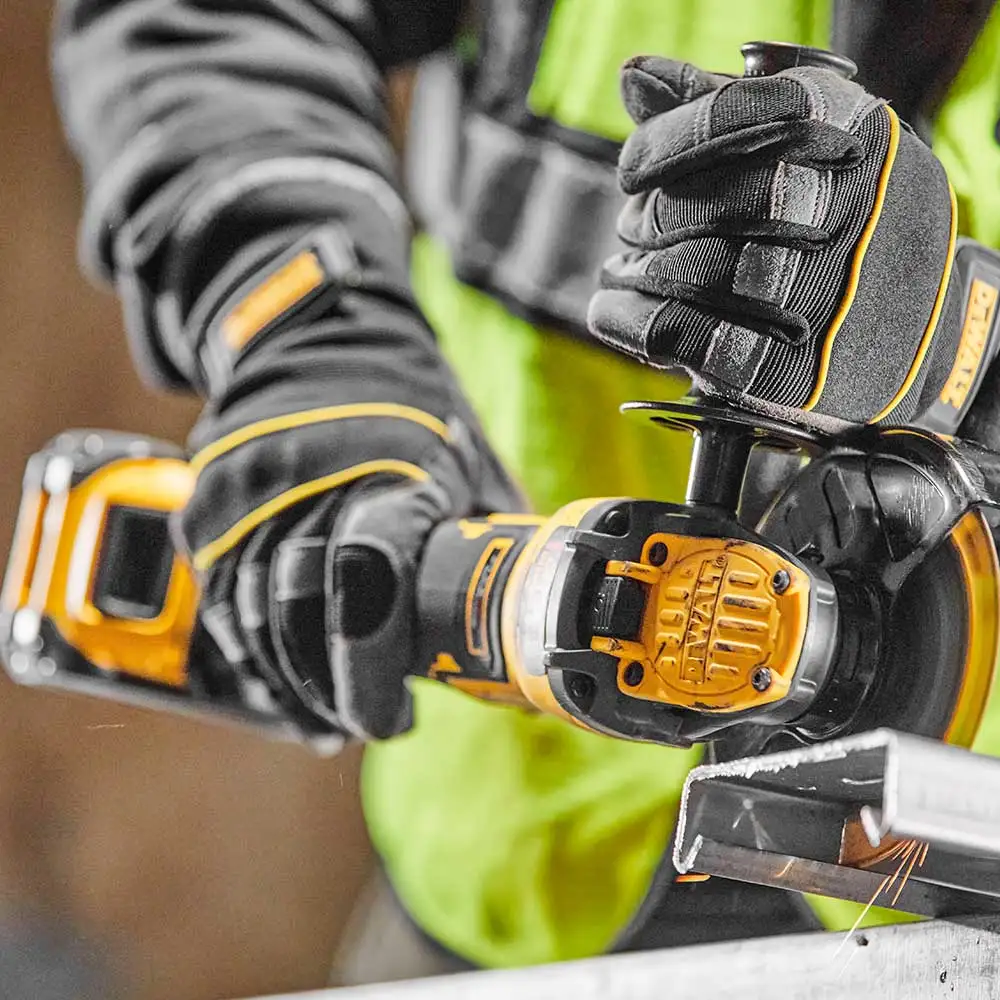 DEWALT 18V Brushless 1 x 6.0AH 125mm Angle Grinder Kit DCG416T1-XE