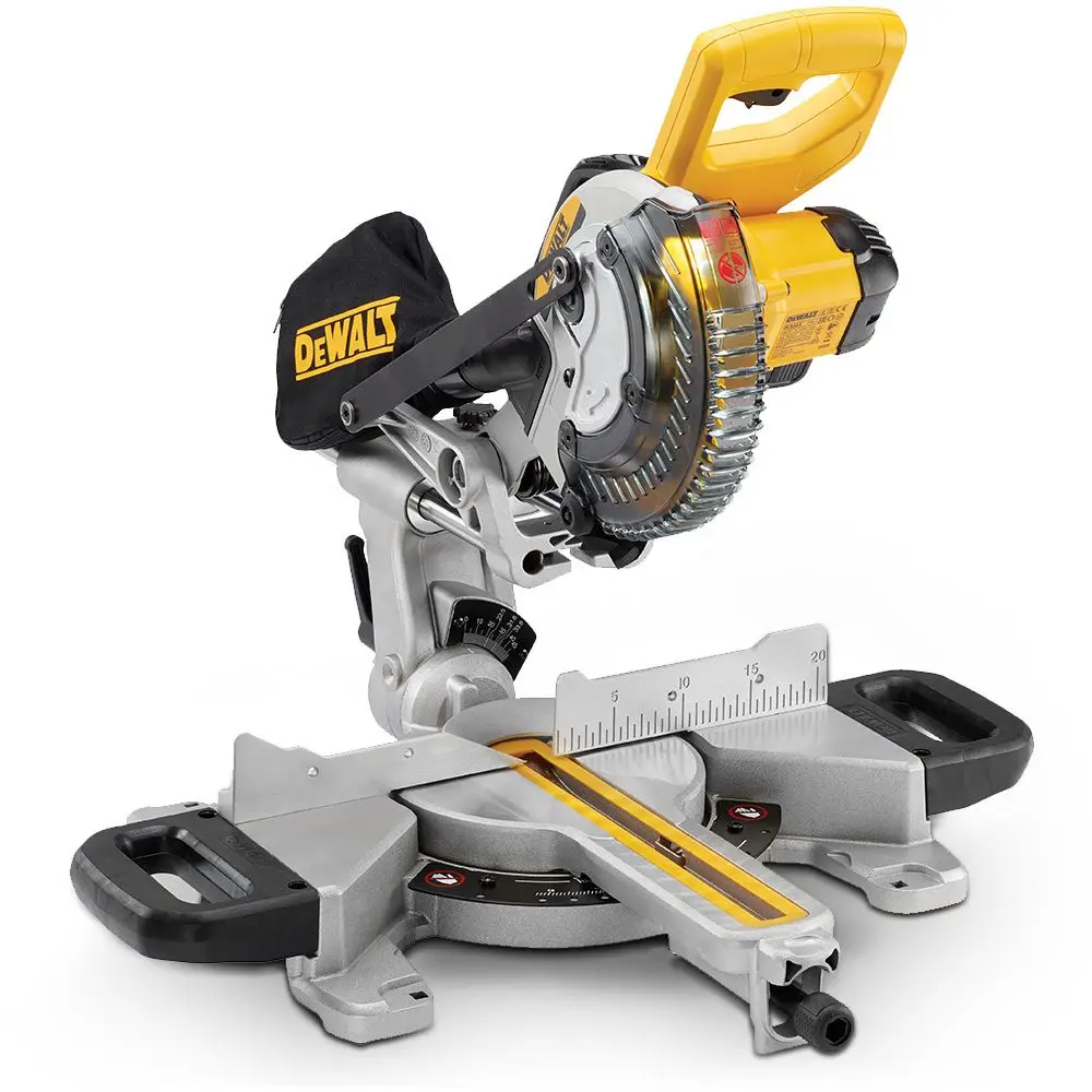 DEWALT 18V 184mm Sliding Compound Mitre Saw Skin DCS365N-XE