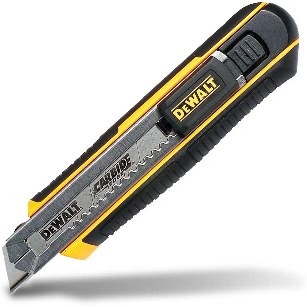 DEWALT 18mm Snap Off Knife w. Carbide Blade DWHT10249