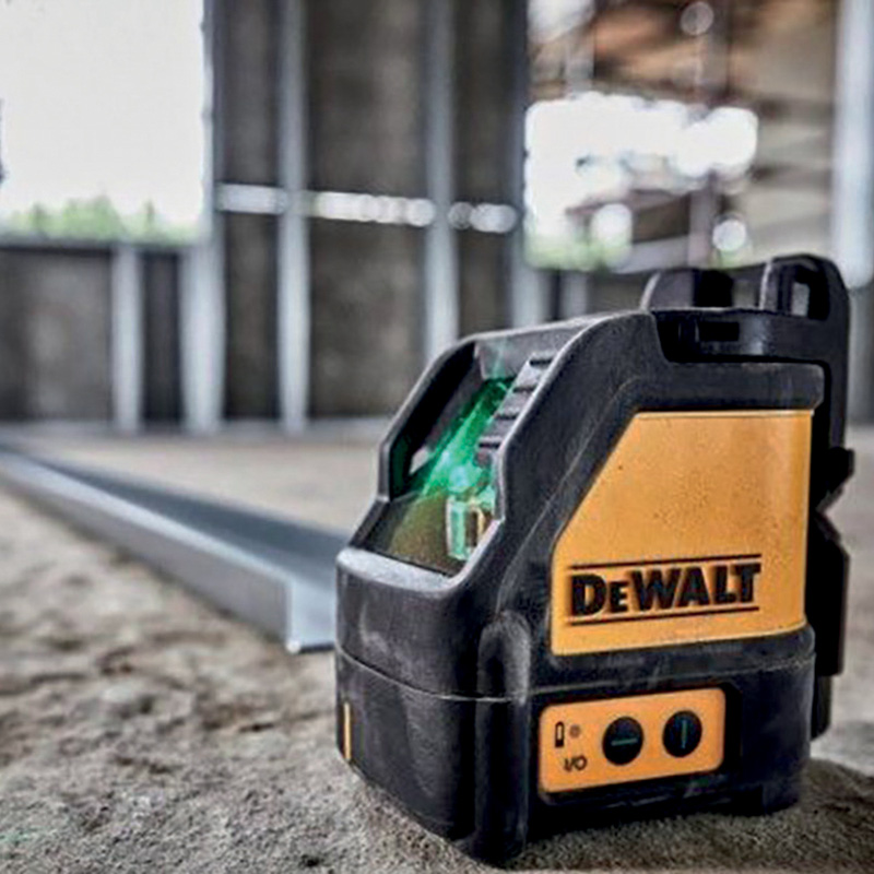 DeWalt DW088CG-XJ Cross Line Laser Level & 30m Laser Distance Measurer Bundle Pack