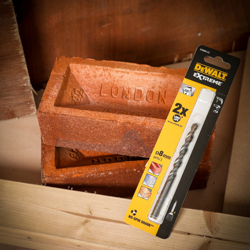 DeWalt Extreme Masonry Drill Bit 8 x 120mm
