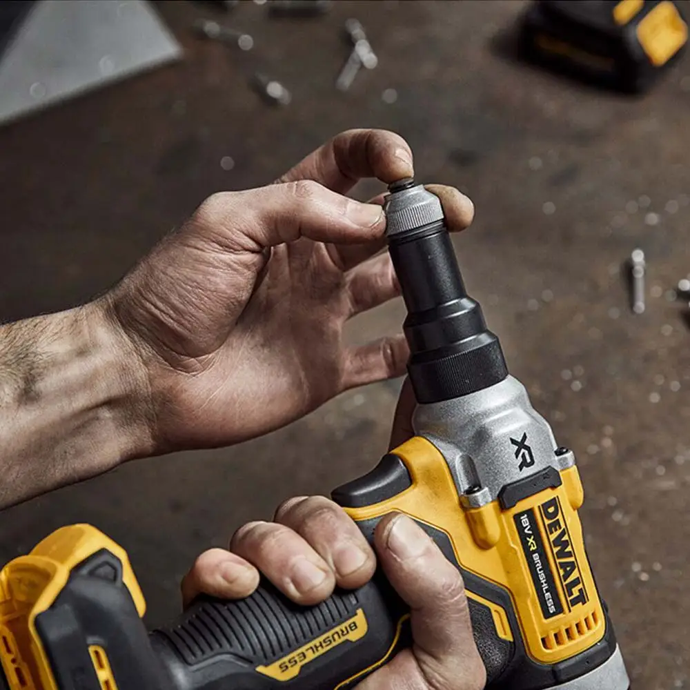 DEWALT 18V XR Brushless 6.4mm Rivet Tool Skin w/ TSTAK DCF414NT-XJ