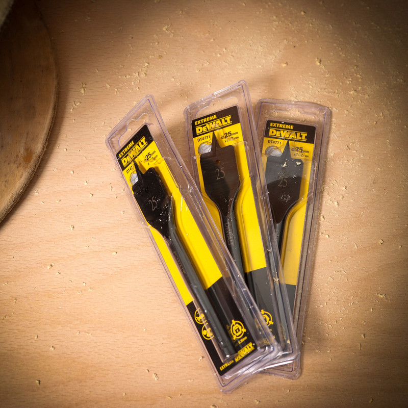 DeWalt Extreme Impact Rated Flat Wood Drill Bit 25 x 152mm