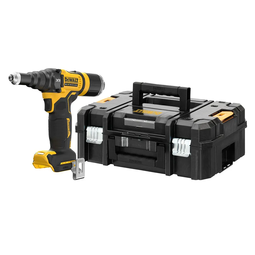 DEWALT 18V XR Brushless 2.4-4.8mm Rivet Tool Skin w/ TSTAK DCF403NT-XJ