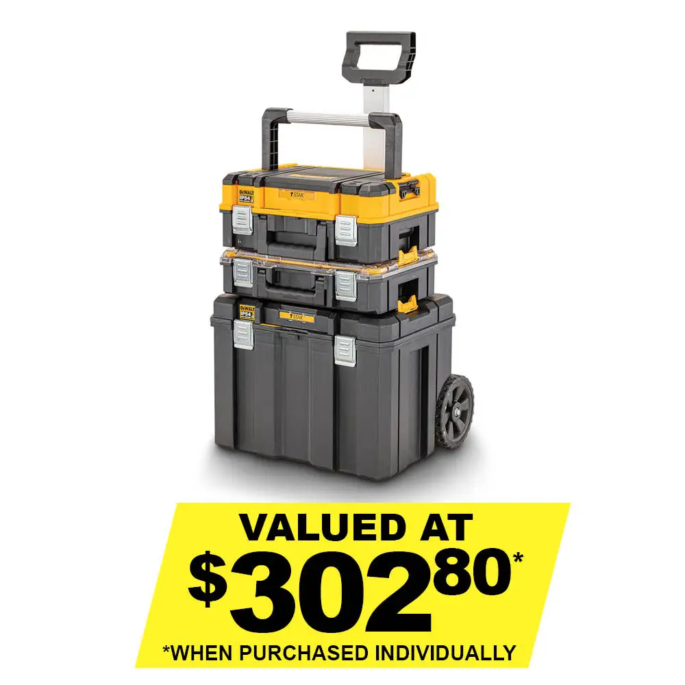 DEWALT TSTAKII 3-in-1 Tool Case Kit DWST83411-1