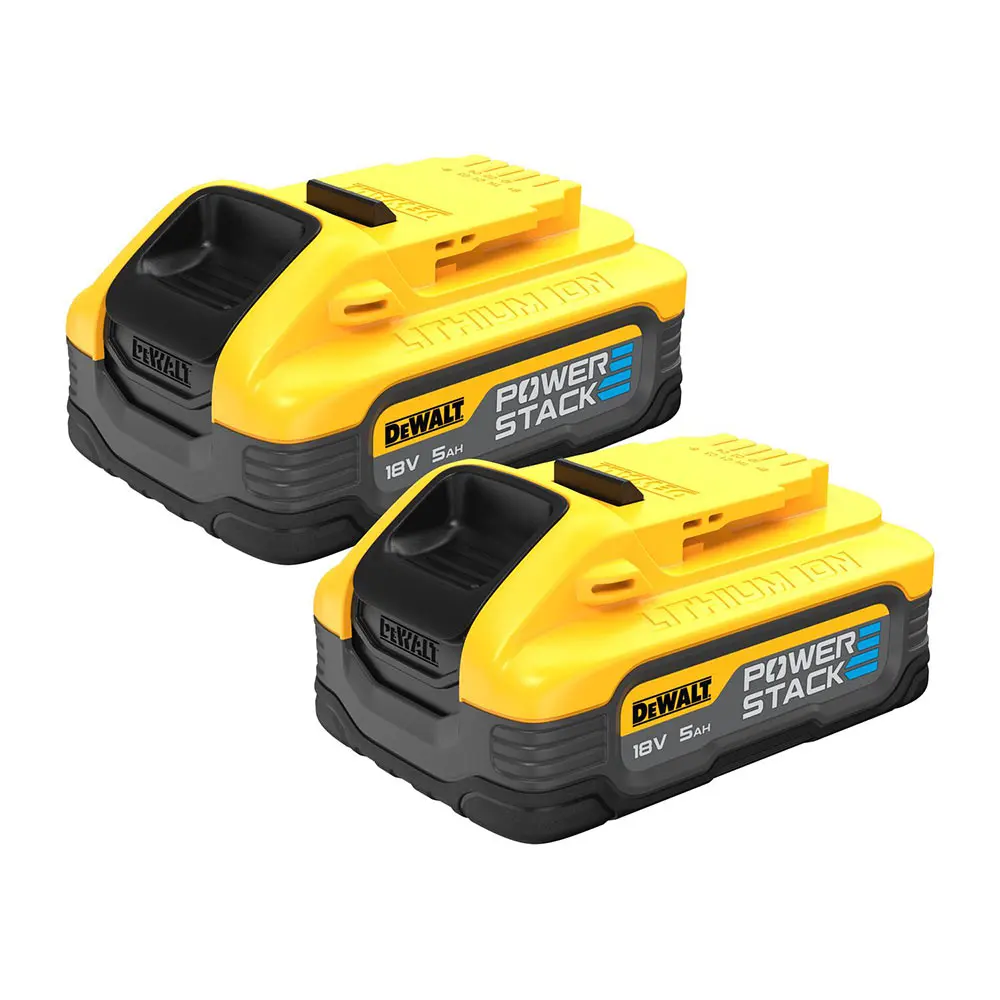DEWALT 18V XR 5.0Ah XR POWERSTACK Twin Battery Pack DCBP518H2-XJ