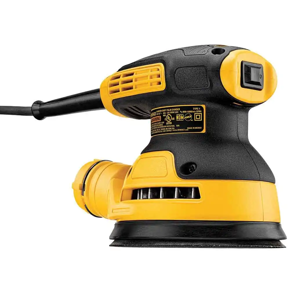 DEWALT 125mm 280W Random Orbit Palm Sander DWE6423-XE