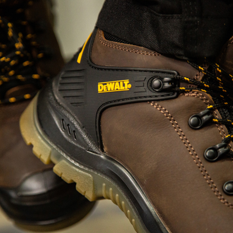 DeWalt Newark Waterproof Safety Boots Dark Brown Size 9