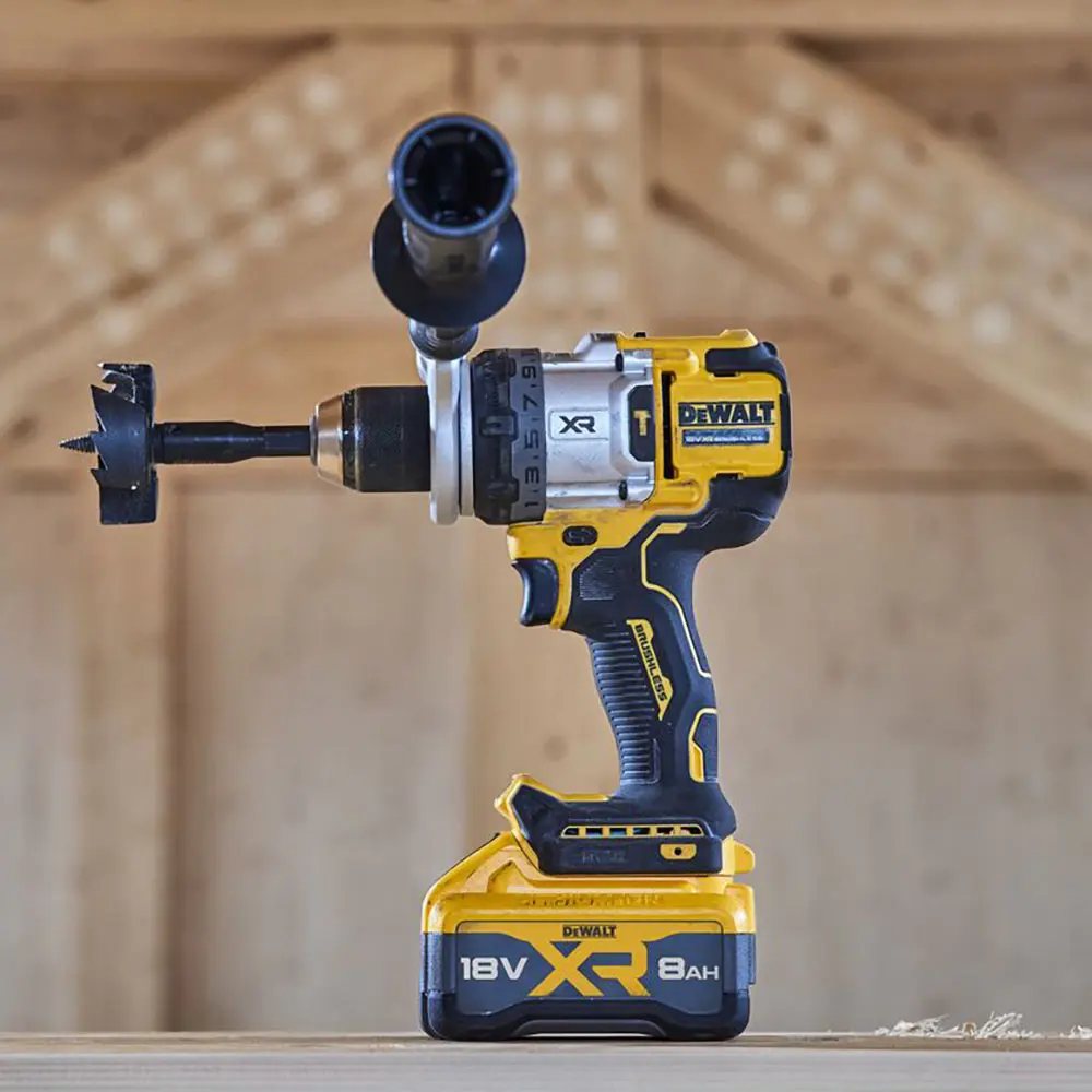 DEWALT 18V XR 1 x 8.0Ah 13mm 3 Speed Hammer Drill Kit DCD1007WW1T-XE