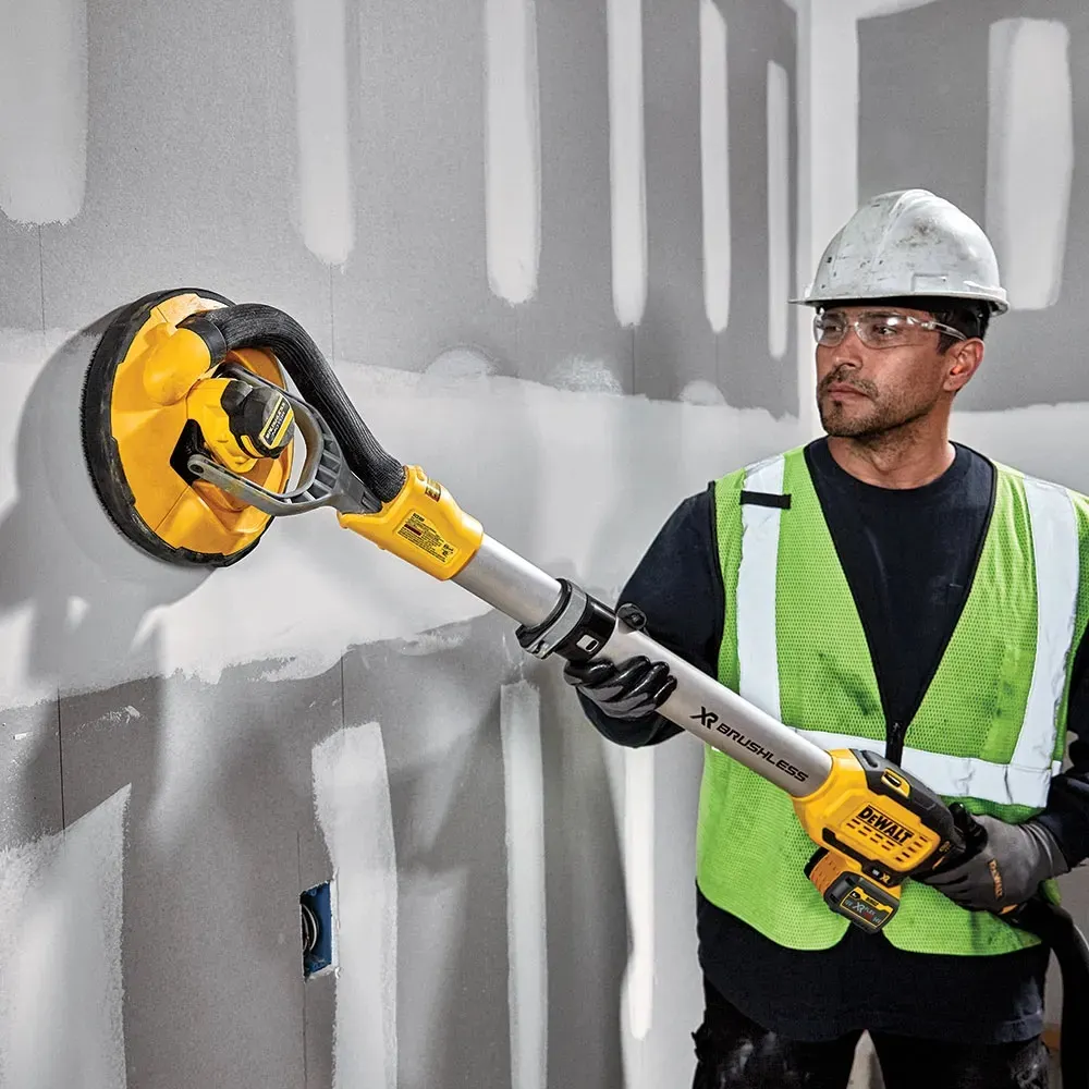 DEWALT 18V XR 2 x 6.0Ah Brushless 225mm Drywall Sander Kit DCE800T2-XE