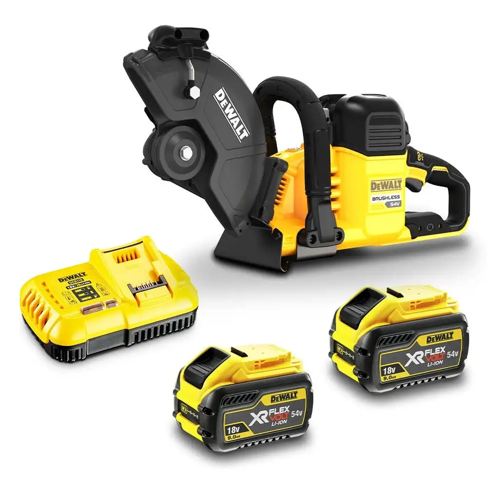 DEWALT 54V XR 2 x 9.0Ah Cut-Off Saw Kit DCS691X2-XE