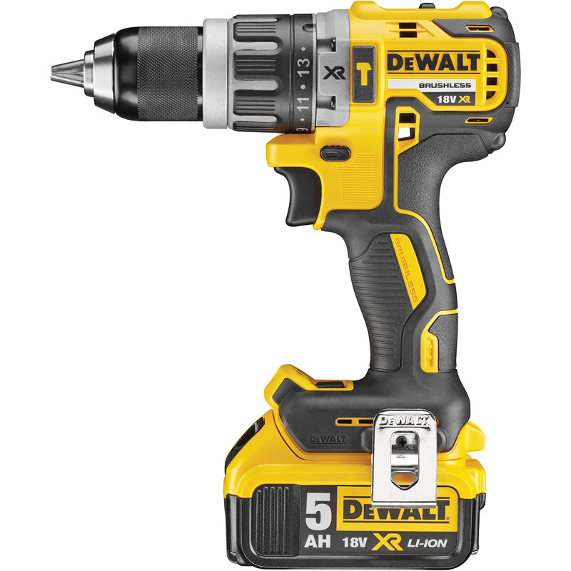 DeWalt 18V XR Cordless Brushless Combi Drill 1 x 5.0Ah