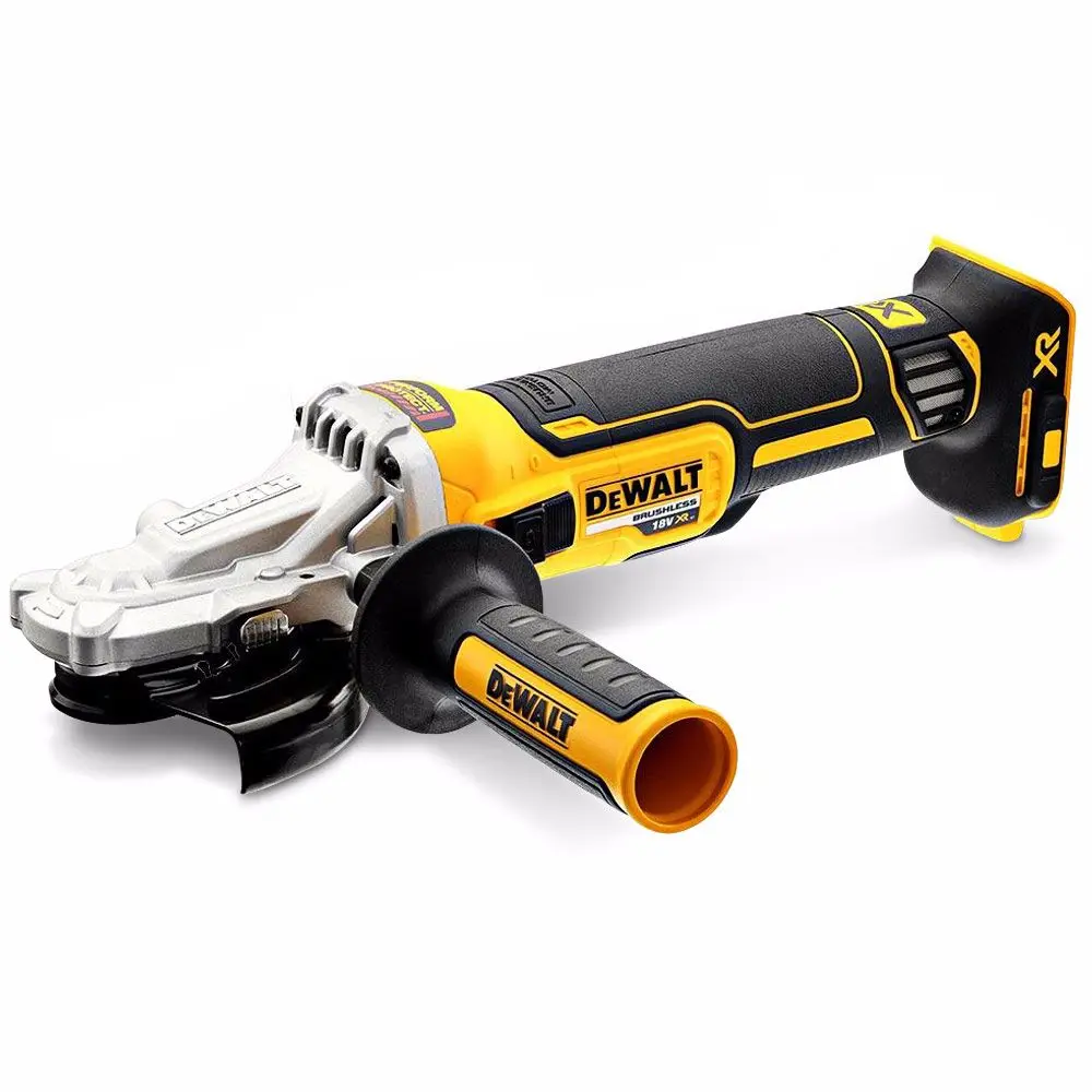 DEWALT 18V Brushless XR Li-Ion 125mm Flat Head Angle Grinder DCG405FN-XJ