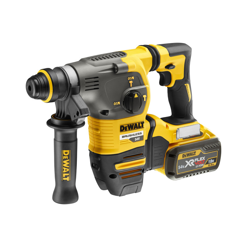 DeWalt DCH333X2-GB 54V XR FlexVolt SDS Plus Hammer Drill 2 x 9.0Ah