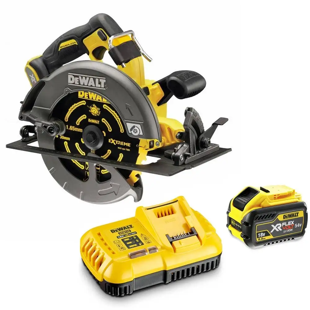 DEWALT 54V 1 x 9.0Ah Circular Saw Kit DCS578X1-XE