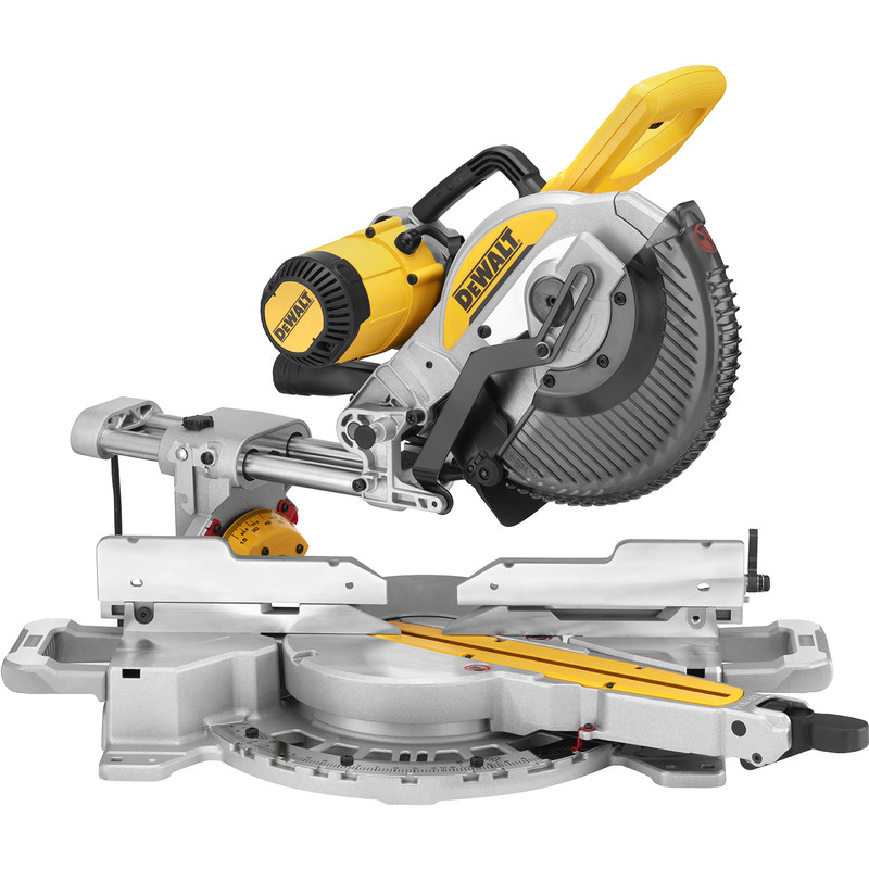 DeWalt 250mm Double Bevel Slide Mitre Saw with XPS 240V