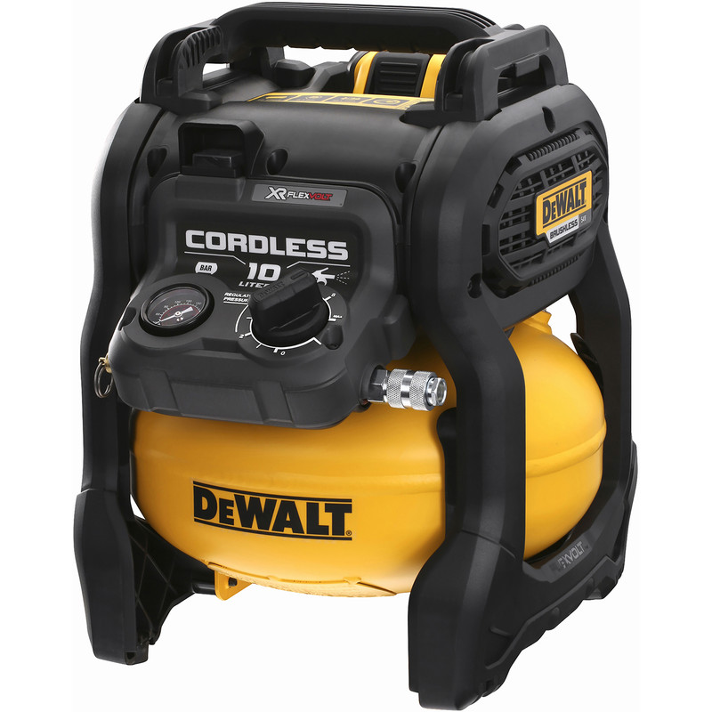 DeWalt DCC1054T2-GB 54V XR Flexvolt 10L Air Compressor 2 x 6.0Ah