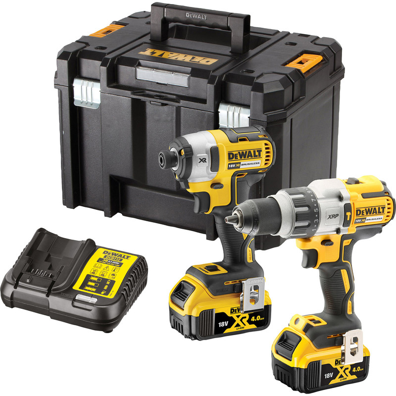 DeWalt DCK276 18V XR Combi Drill & Impact Driver Twin Pack 2 x 4.0Ah