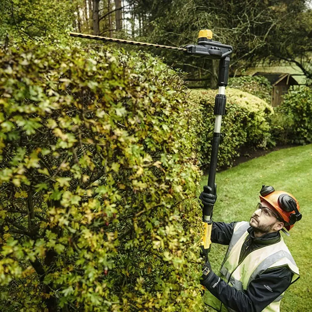 DEWALT 18V XR Brushless 55cm (22") Pole Hedge Trimmer Skin DCMPH566N-XE