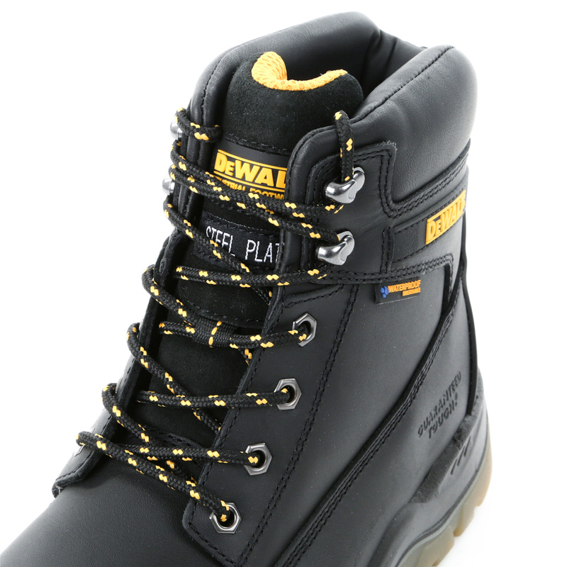 DeWalt Titanium 6'' Waterproof Safety Boots Black Size 10