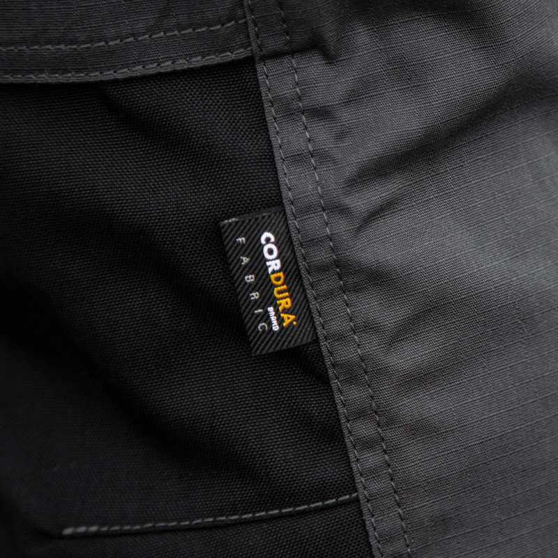 DeWalt Aspen Ripstop Stretch Holster Pocket Trousers Grey/Black 36"S