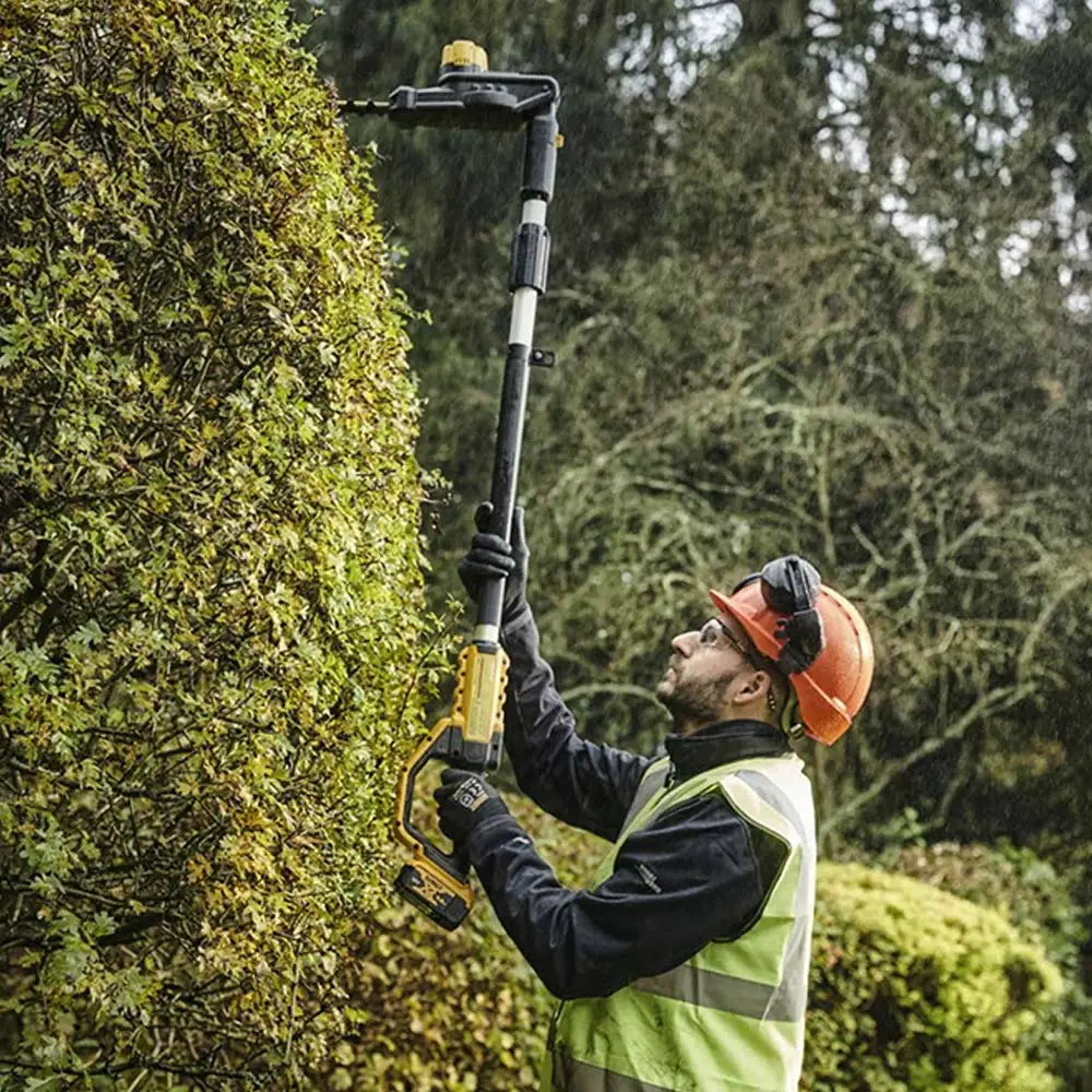 DEWALT 18V XR Brushless 55cm (22") Pole Hedge Trimmer Skin DCMPH566N-XE
