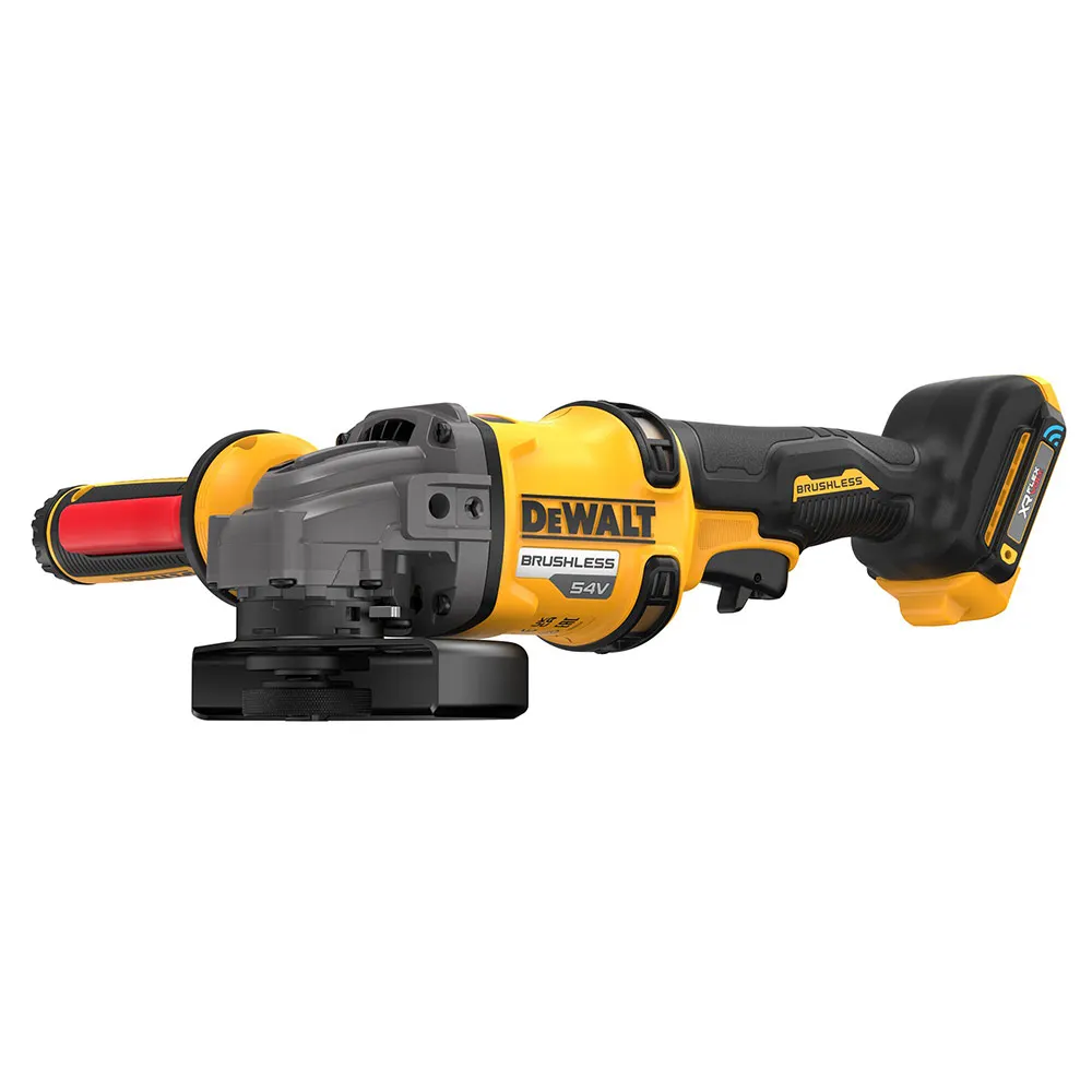 DEWALT 54V XR FLEXVOLT Brushless 125mm Angle Grinder with Side Handle Detect Skin DCG418SHDN-XJ