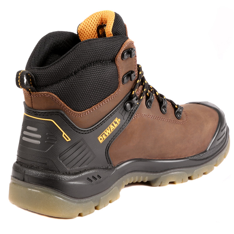 DeWalt Newark Waterproof Safety Boots Dark Brown Size 7