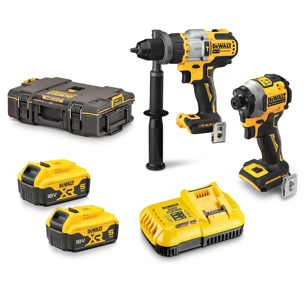 DEWALT 18V Brushless 2 Piece 2 x 5.0Ah Combo Kit  Limited Edition DCZ2052P2-XE