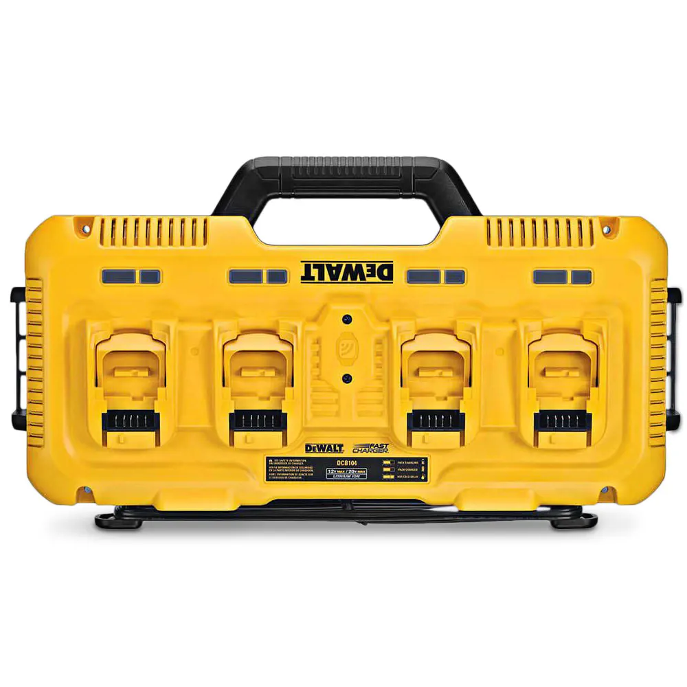 DeWalt 18V/54V FlexVolt XR 4 Port Fast Charger DCB104-XE