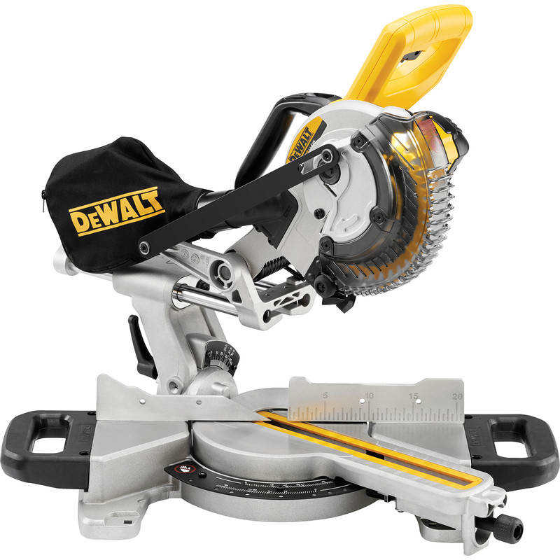 DeWalt DCS365N-XJ 18V XR Cordless 184mm Sliding Compound Mitre Saw Body Only
