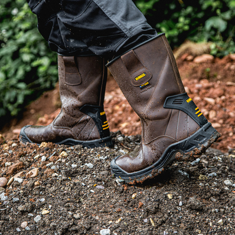 DeWalt Haines Waterproof Safety Rigger Boots Size 8