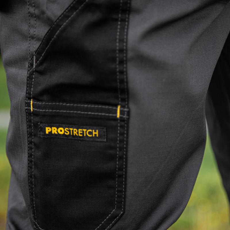 DeWalt Aspen Ripstop Stretch Holster Pocket Trousers Grey/Black 34" R