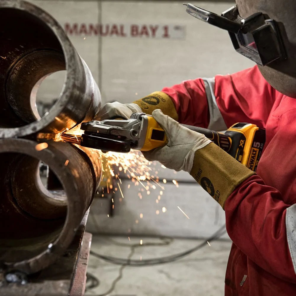 DEWALT 18V Brushless XR Li-Ion 125mm Flat Head Angle Grinder DCG405FN-XJ