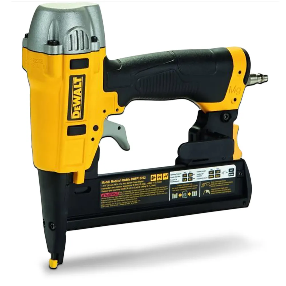 DEWALT 12-38mm 6000 Series 18ga Narrow Crown Air Stapler DPSSX38-1-XJ