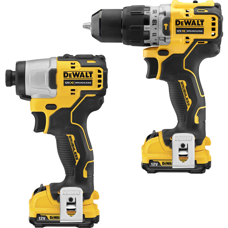 DeWalt DCK2111L2T 12V XR Cordless Combi Drill & Impact Driver Kit 2 x 3.0Ah
