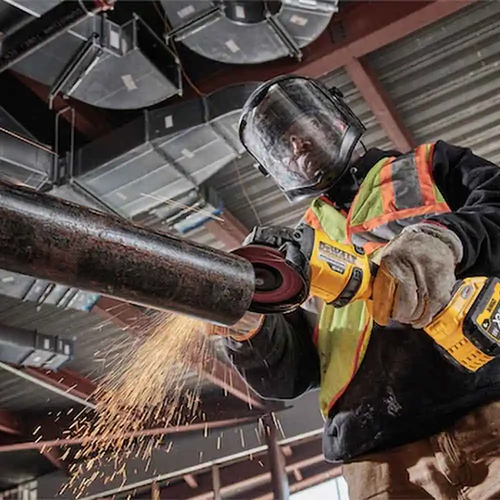 DEWALT 54V XR FLEXVOLT Brushless 125mm Angle Grinder with Side Handle Detect Skin DCG418SHDN-XJ