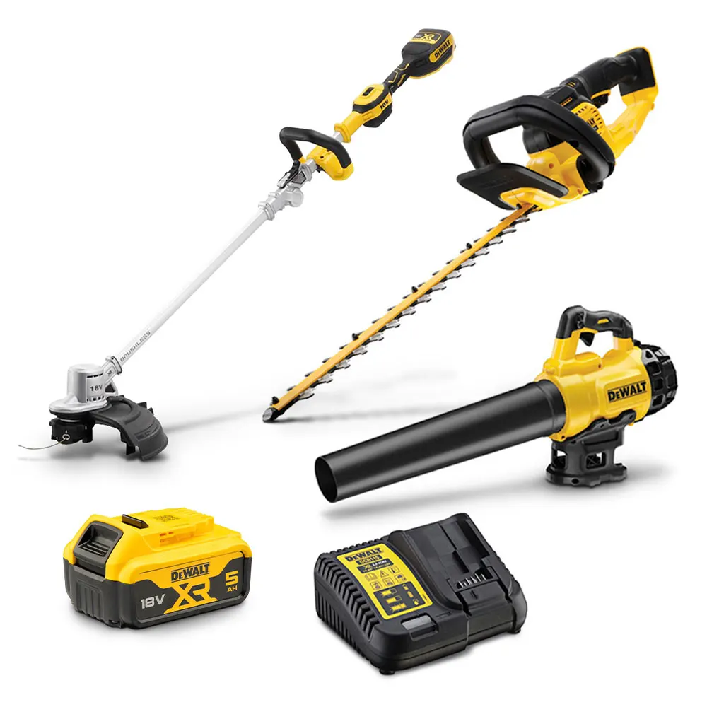 DEWALT 18V Brushless 3 Piece 1 x 5.0Ah Combo Kit DCZ341P2-XE
