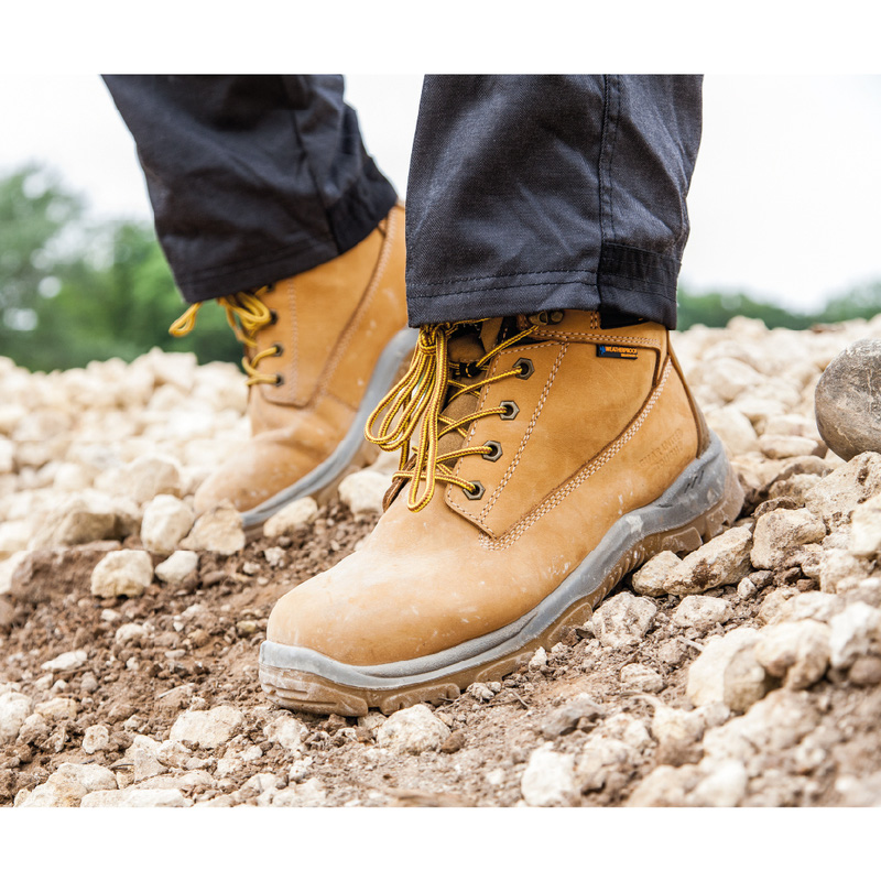 DeWalt Titanium Waterproof Safety Boots Wheat Size 8