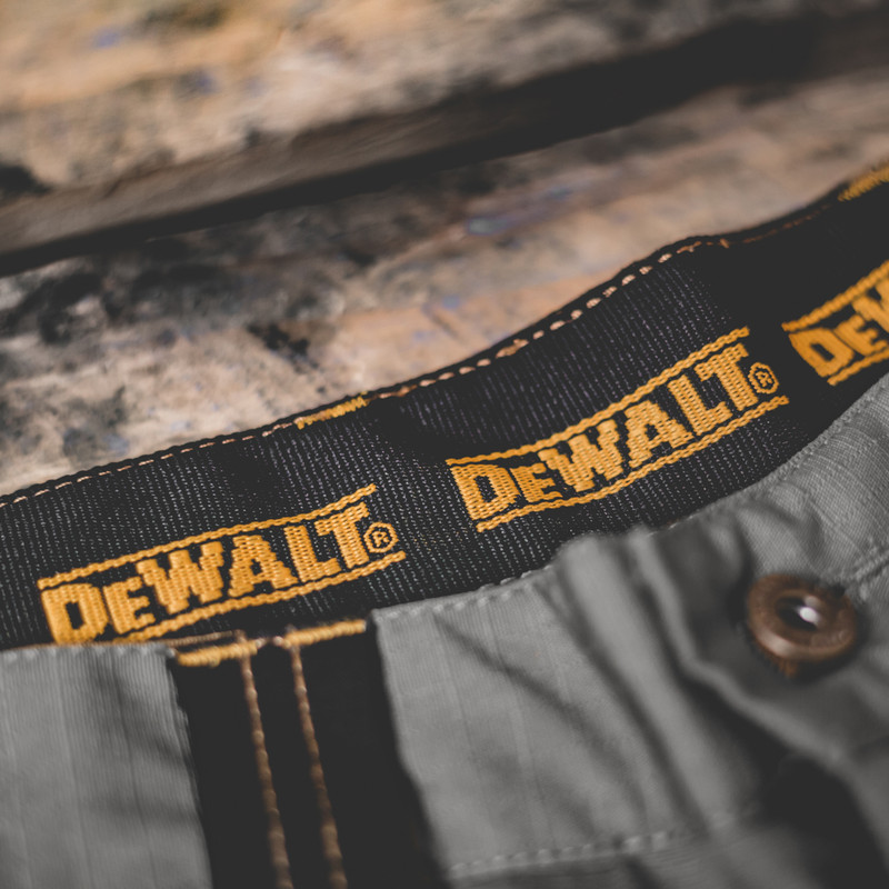 DeWalt Ripstop Holster Pocket Shorts 32" Grey