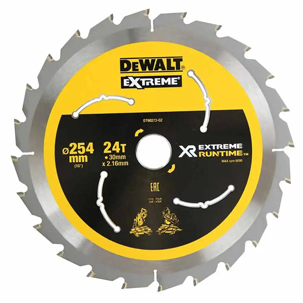 DEWALT 254mm x 30mm XR Extreme Runtime Circular Saw Blade DT90273-QZ