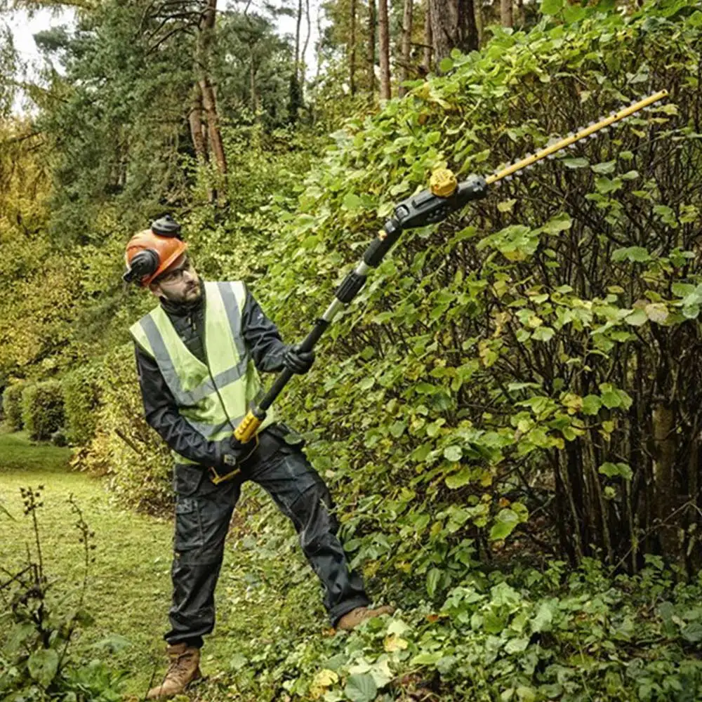 DEWALT 18V XR Brushless 55cm (22") Pole Hedge Trimmer Skin DCMPH566N-XE