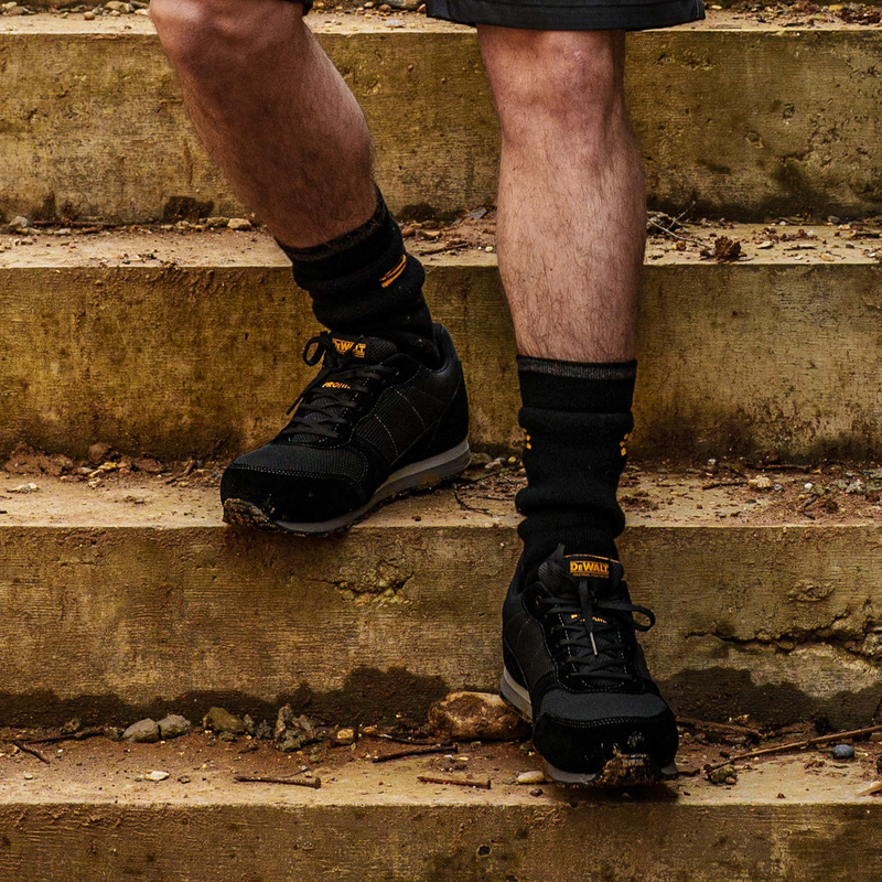 DeWalt Sarasota Pro Lite Safety Trainers Black/Grey Size 12