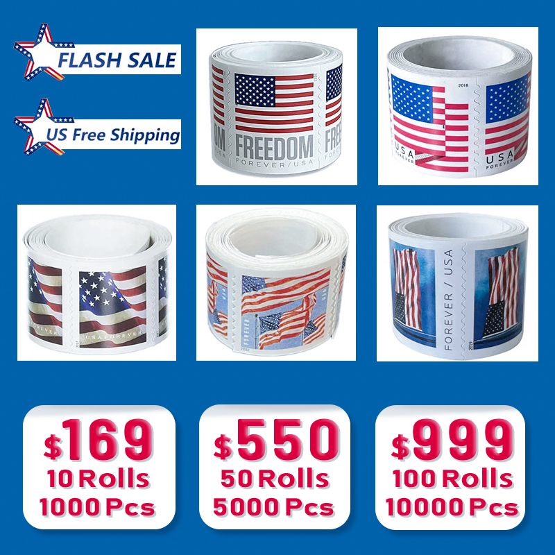 U.S. Flag Stamps Big Discount! USPS Stamps Shop