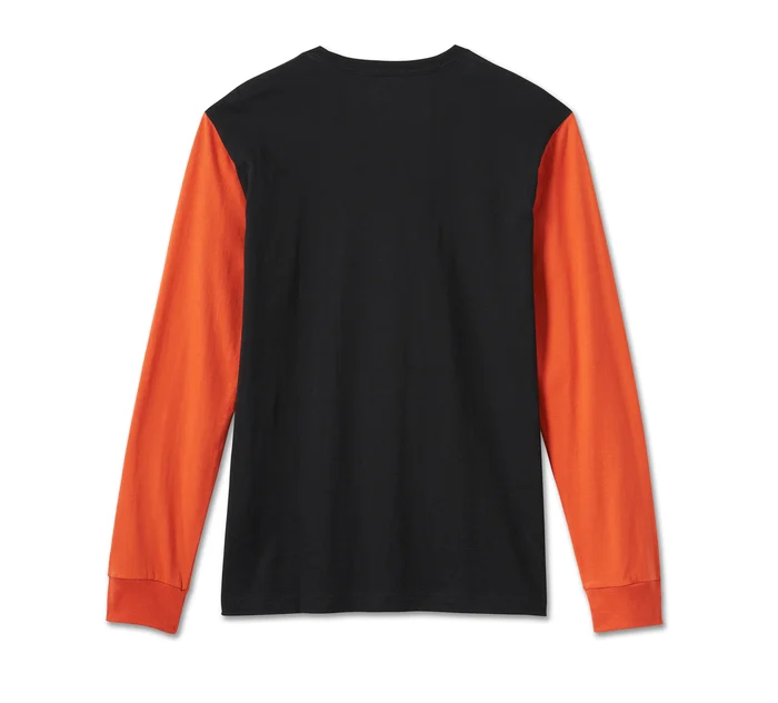 Men's Bar & Shield Long Sleeve Raglan