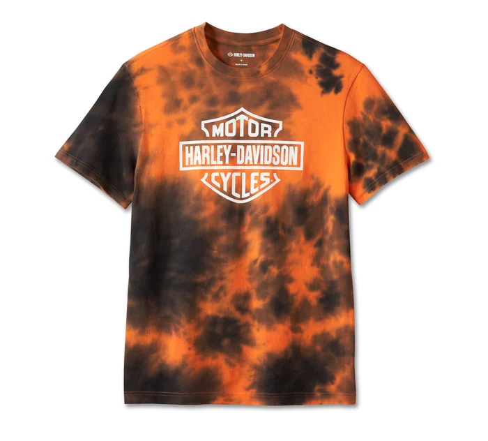 Men's Bar & Shield Tie Dye Tee