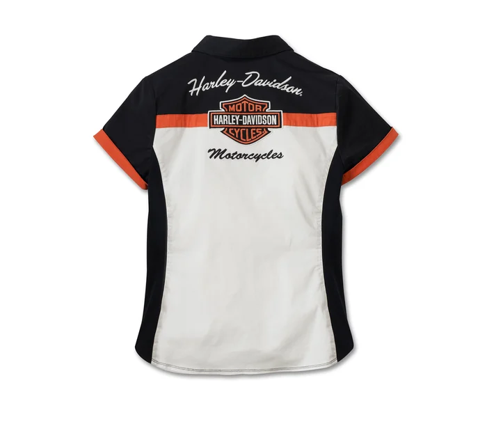Women's Elemental Bar & Shield Zip Front Shirt