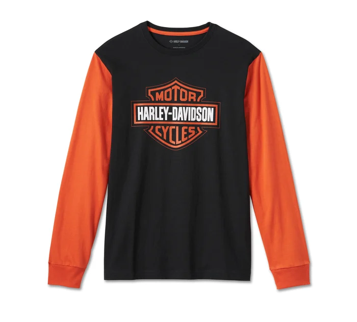 Men's Bar & Shield Long Sleeve Raglan