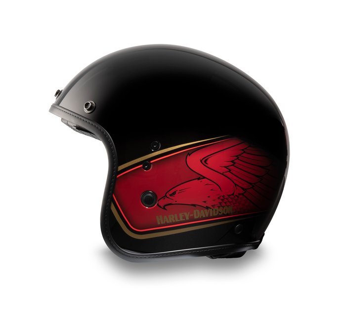 120th Anniversary Eagle H-D X14 SUN SHIELD 3/4 HELMET